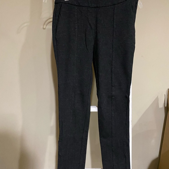 CAbi Pants - CAbi #967 Audrey Charcoal Grey Ponte Stretch Side Zip Pants size 0- 86